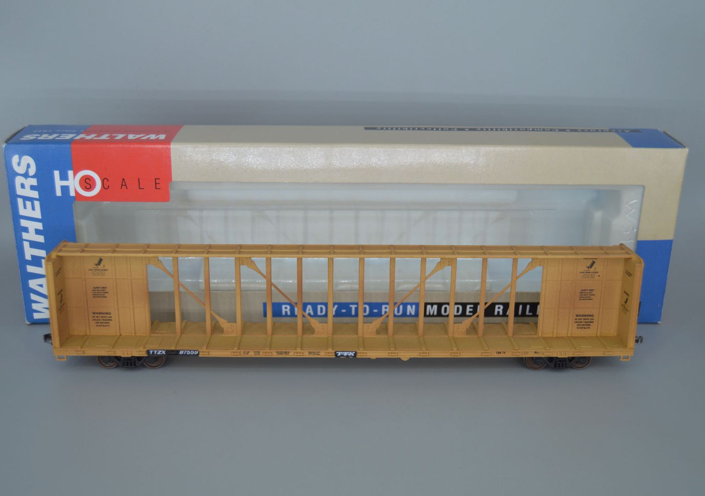 Weathered Walthers 73’ Centerbeam 3-Pack