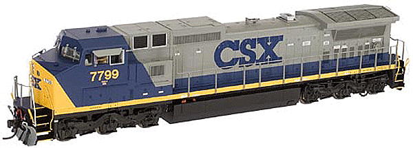 Atlas CSX Dash 8 #7839 Yn2” DCC & Sound