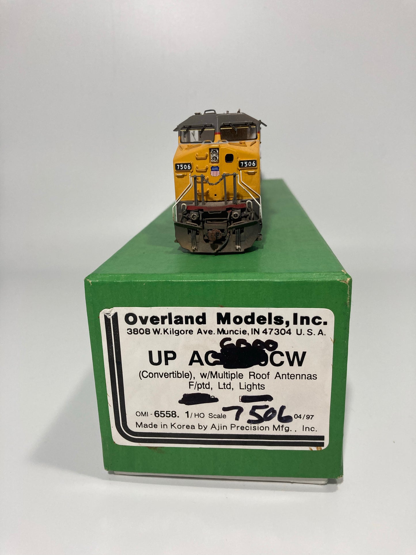 Overland Brass Union Pacific C60AC #7506 DCC & Lights
