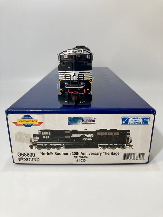 Athearn Genesis Norfolk Southern 30th Anniversary Heritage SD70ACe #1030 DCC & Sound