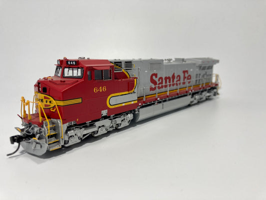 Overland Models Brass ATSF C44-9W #646 OMI-6525.1 DCC & Sound