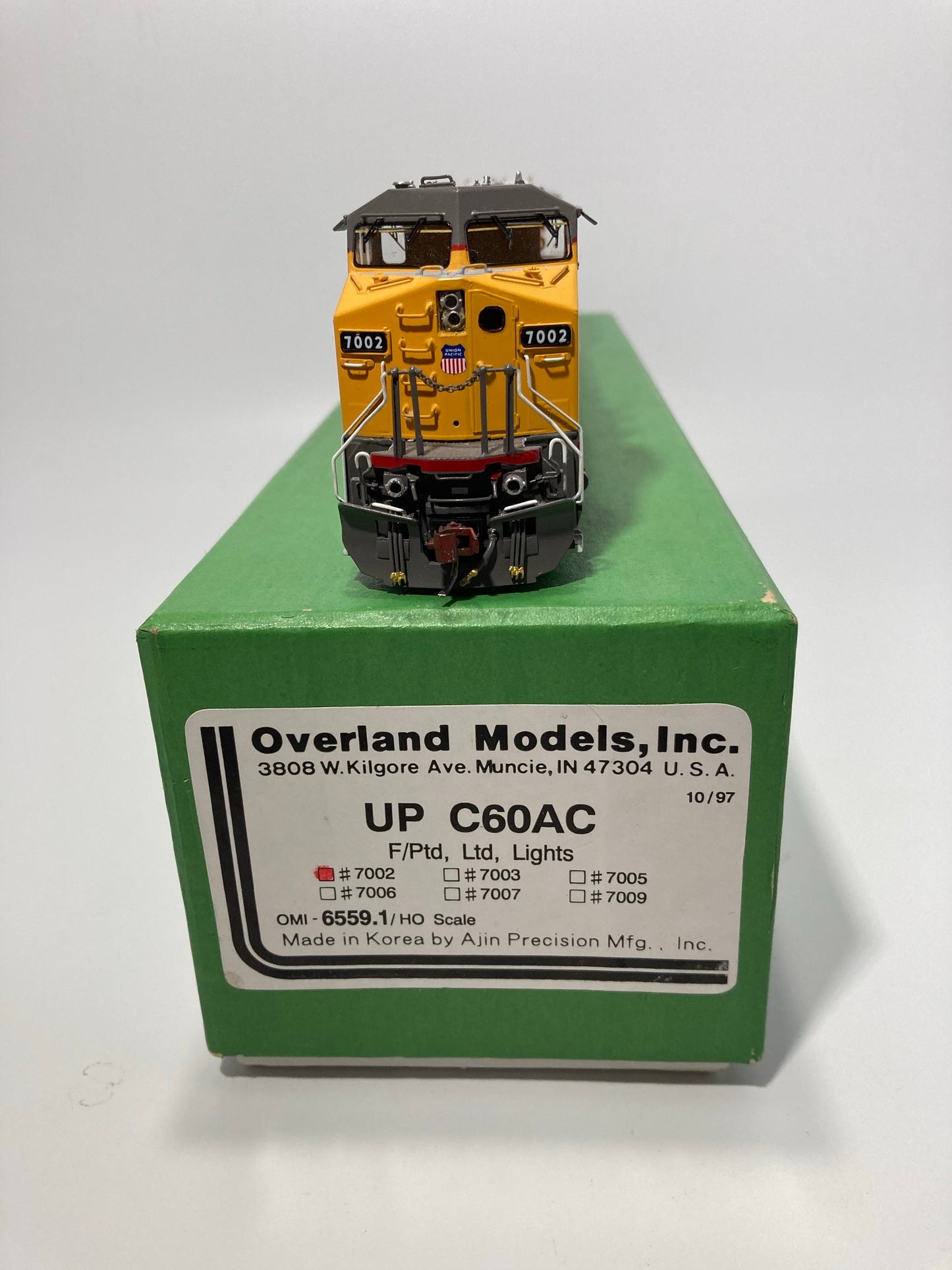 Overland Models Brass Union Pacific C60AC #7002 OMI-6559.1 DCC Non Sound