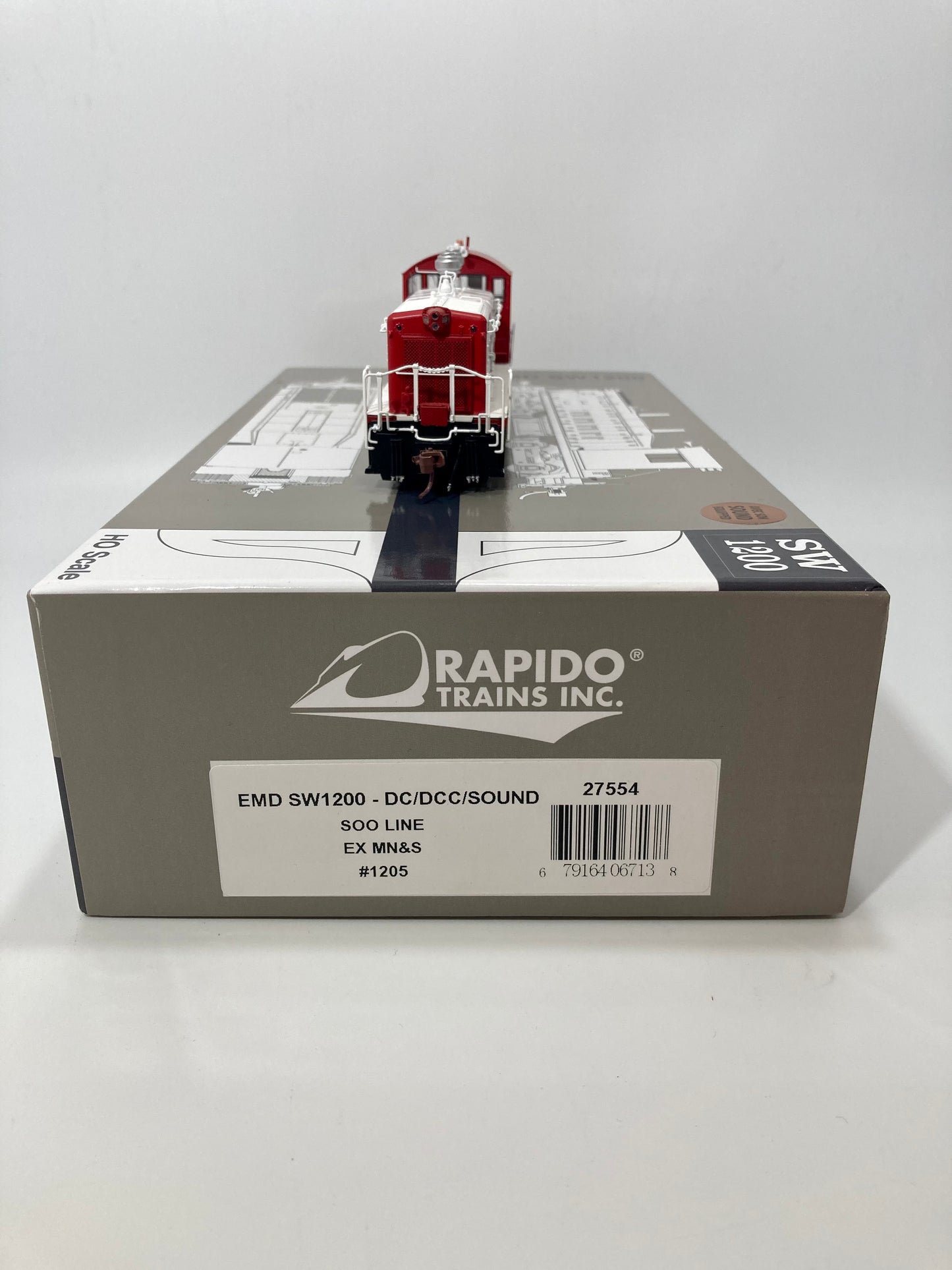 Rapido SOO Line EMD SW1200 #1205 DCC & Sound