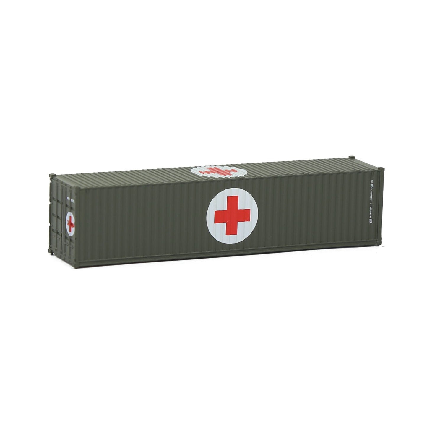 Evemodel Container 1 Unit N Scale 1:160 40ft Shipping Container 40' Cargo Box with Magnets C15008