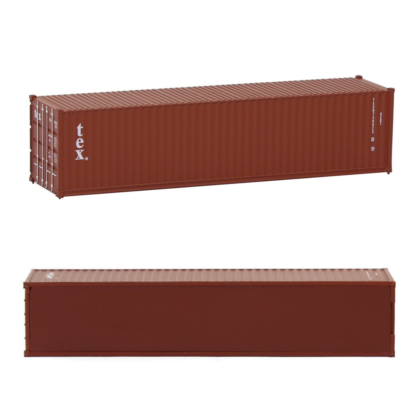 Evemodel Container 1 Unit N Scale 1:160 40ft Shipping Container 40' Cargo Box with Magnets C15008