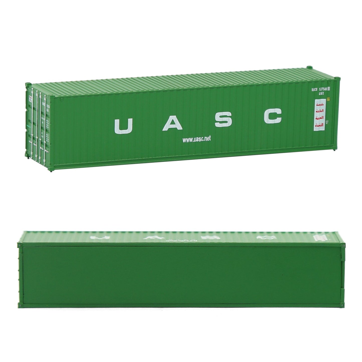 Evemodel Container 1 Unit N Scale 1:160 40ft Shipping Container 40' Cargo Box with Magnets C15008