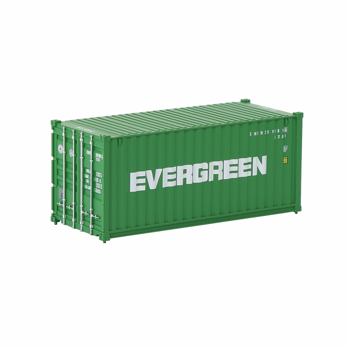 Evemodel 1pc HO Scale 1:87 20ft Shipping Container Model Railway Cargo Box 20' Container C8726