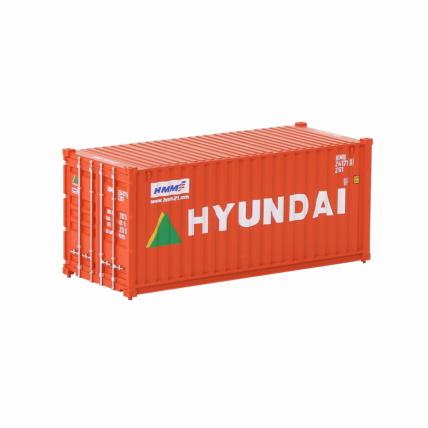 Evemodel 1pc HO Scale 1:87 20ft Shipping Container Model Railway Cargo Box 20' Container C8726
