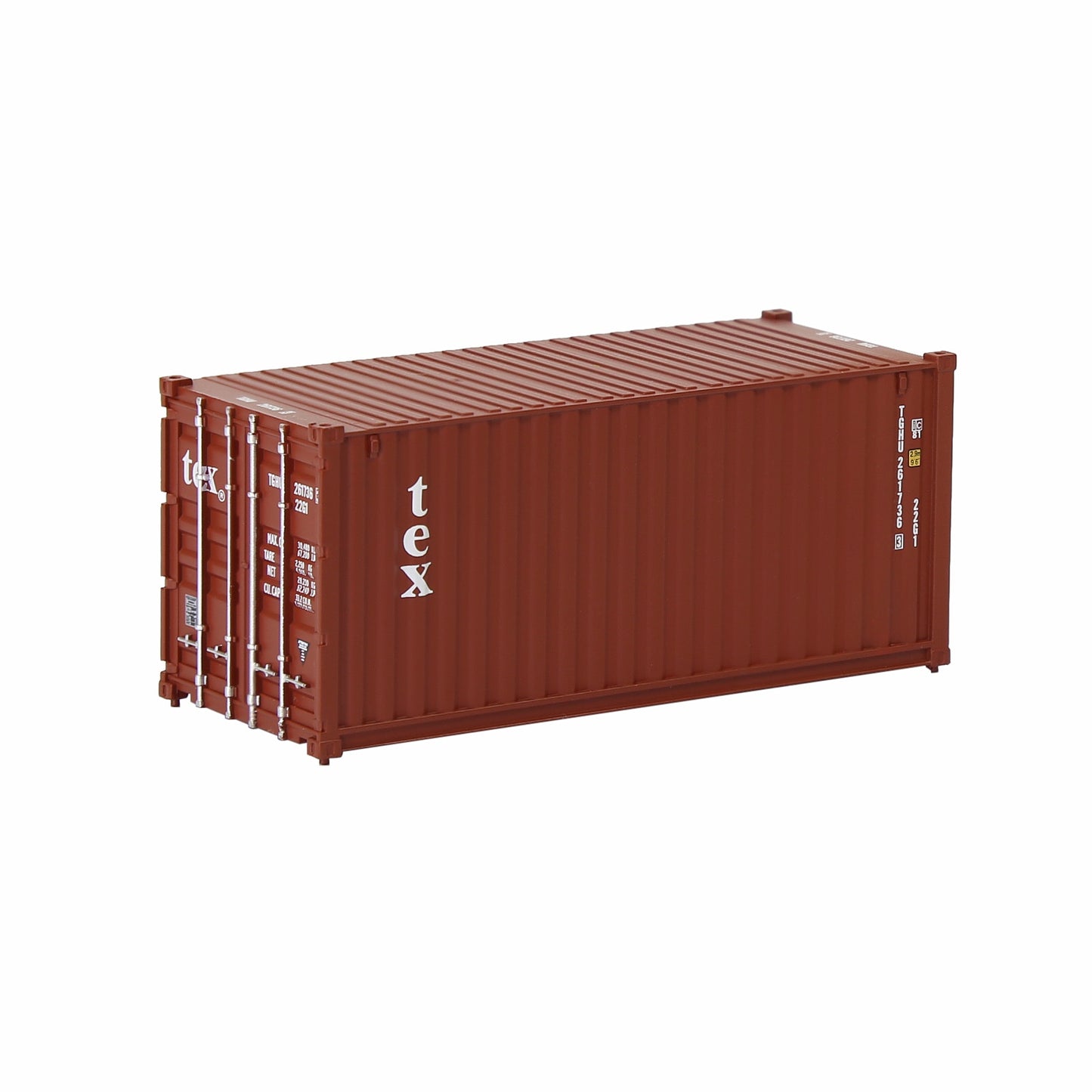 Evemodel 1pc HO Scale 1:87 20ft Shipping Container Model Railway Cargo Box 20' Container C8726