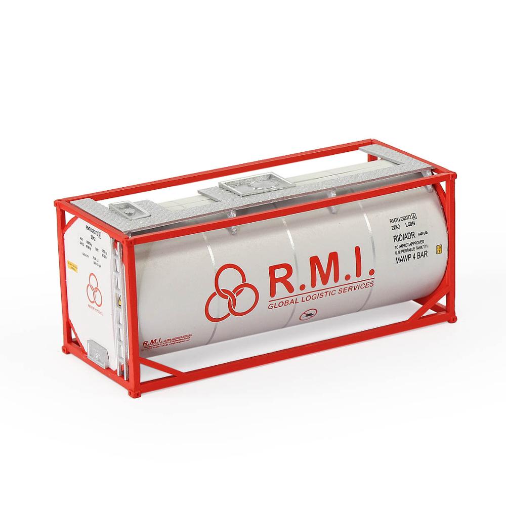Evemodel C8723 2pcs HO Scale 1:87 20ft Oil Tank Shipping Container