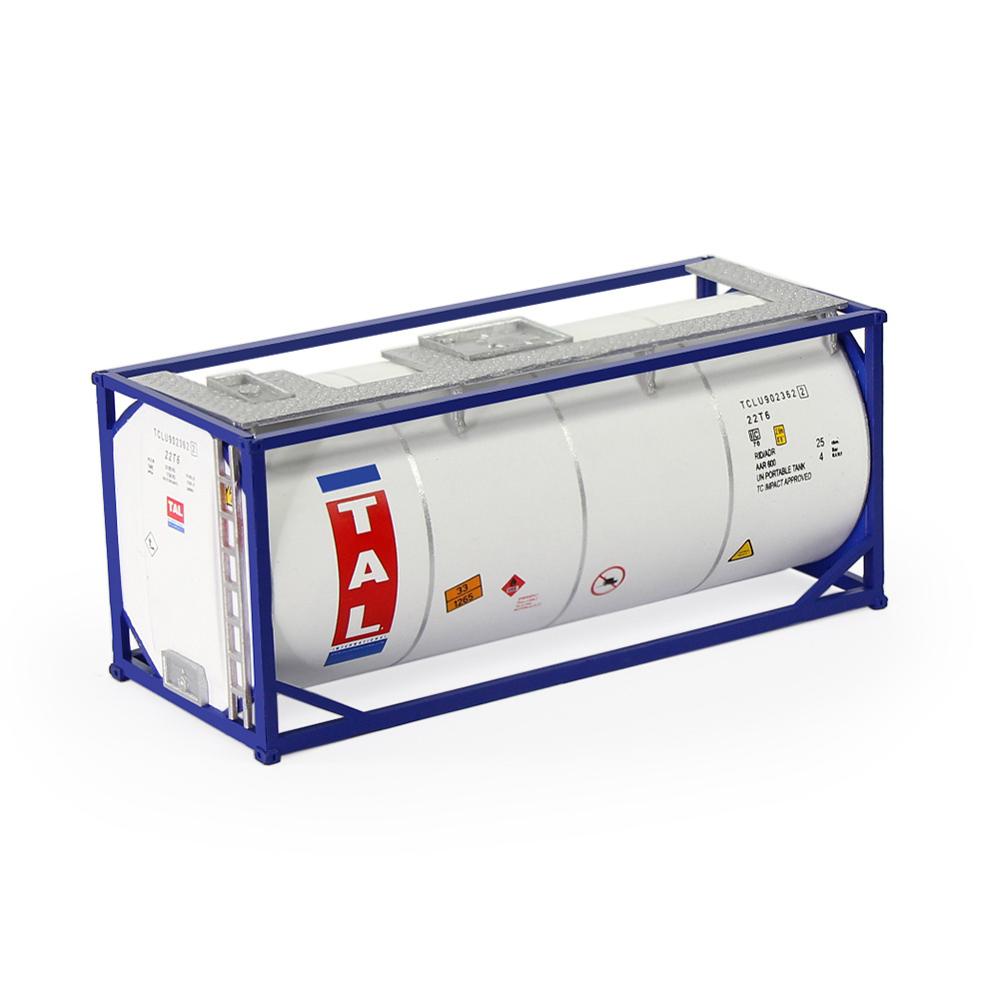 Evemodel C8723 2pcs HO Scale 1:87 20ft Oil Tank Shipping Container