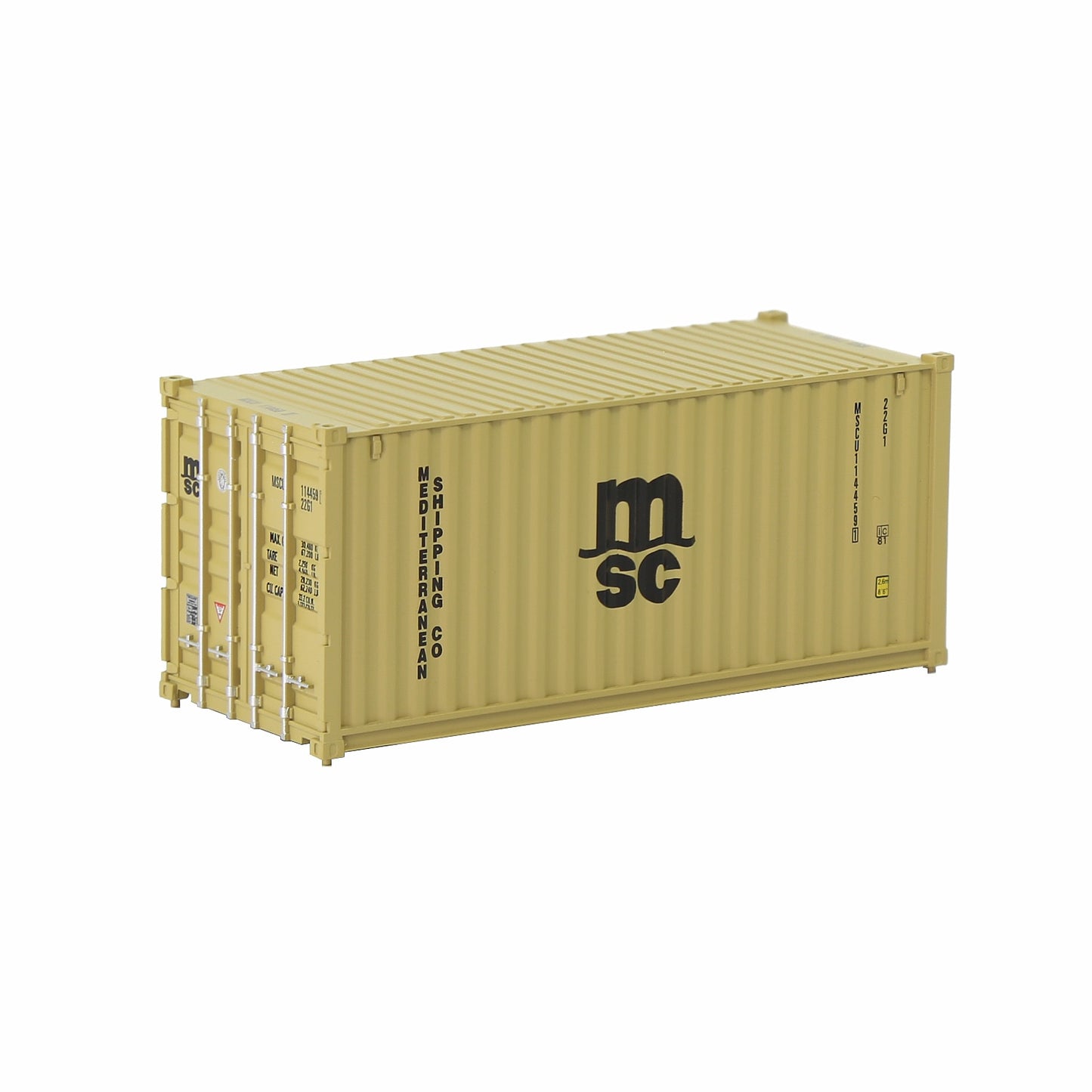 Evemodel 1pc HO Scale 1:87 20ft Shipping Container Model Railway Cargo Box 20' Container C8726