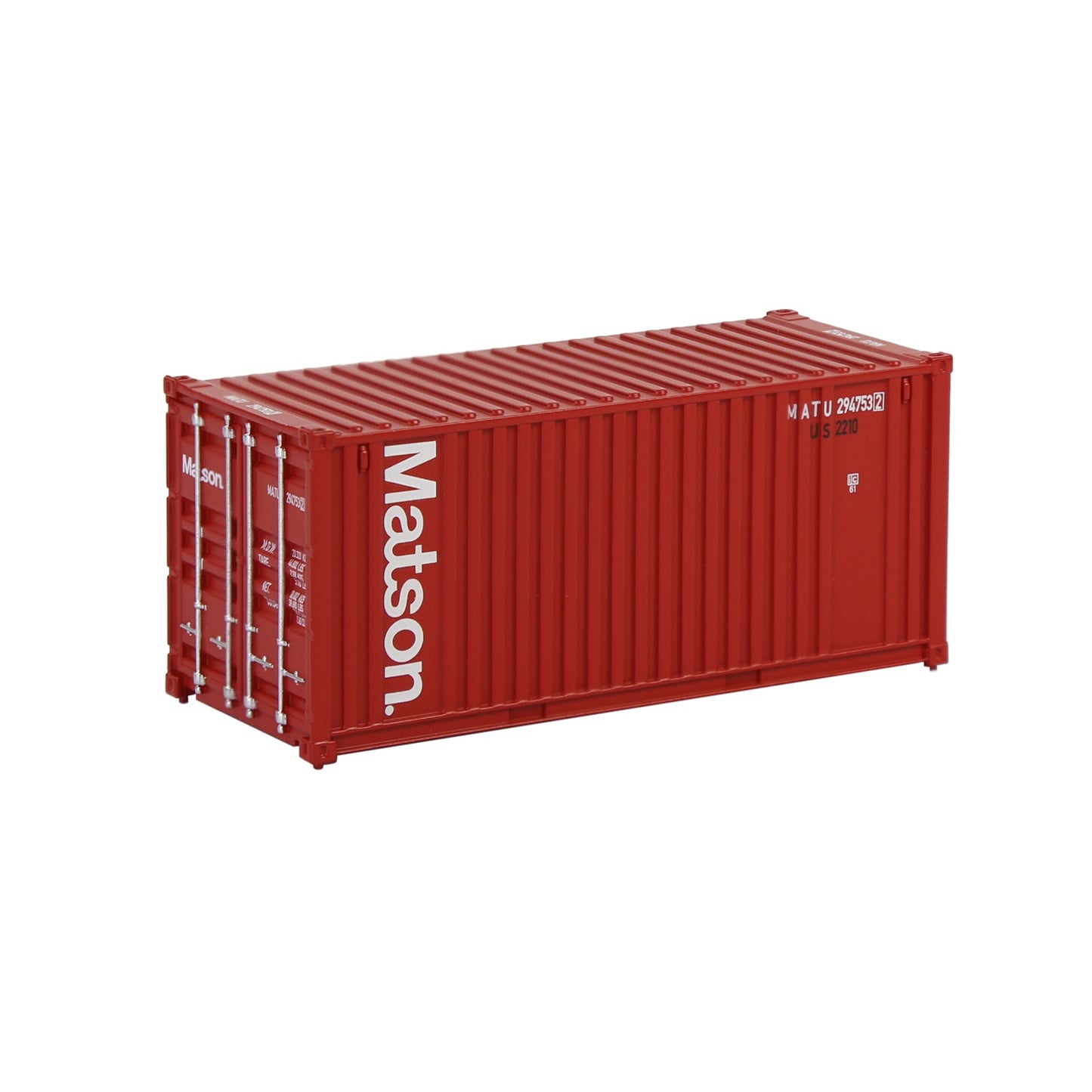 Evemodel 1pc HO Scale 1:87 20ft Shipping Container Model Railway Cargo Box 20' Container C8726