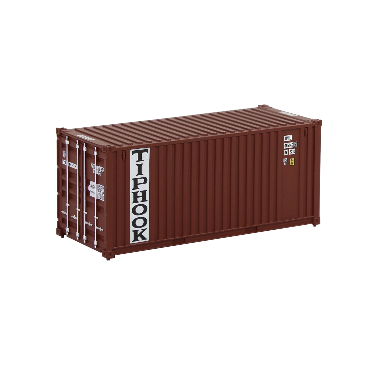 Evemodel 1pc HO Scale 1:87 20ft Shipping Container Model Railway Cargo Box 20' Container C8726