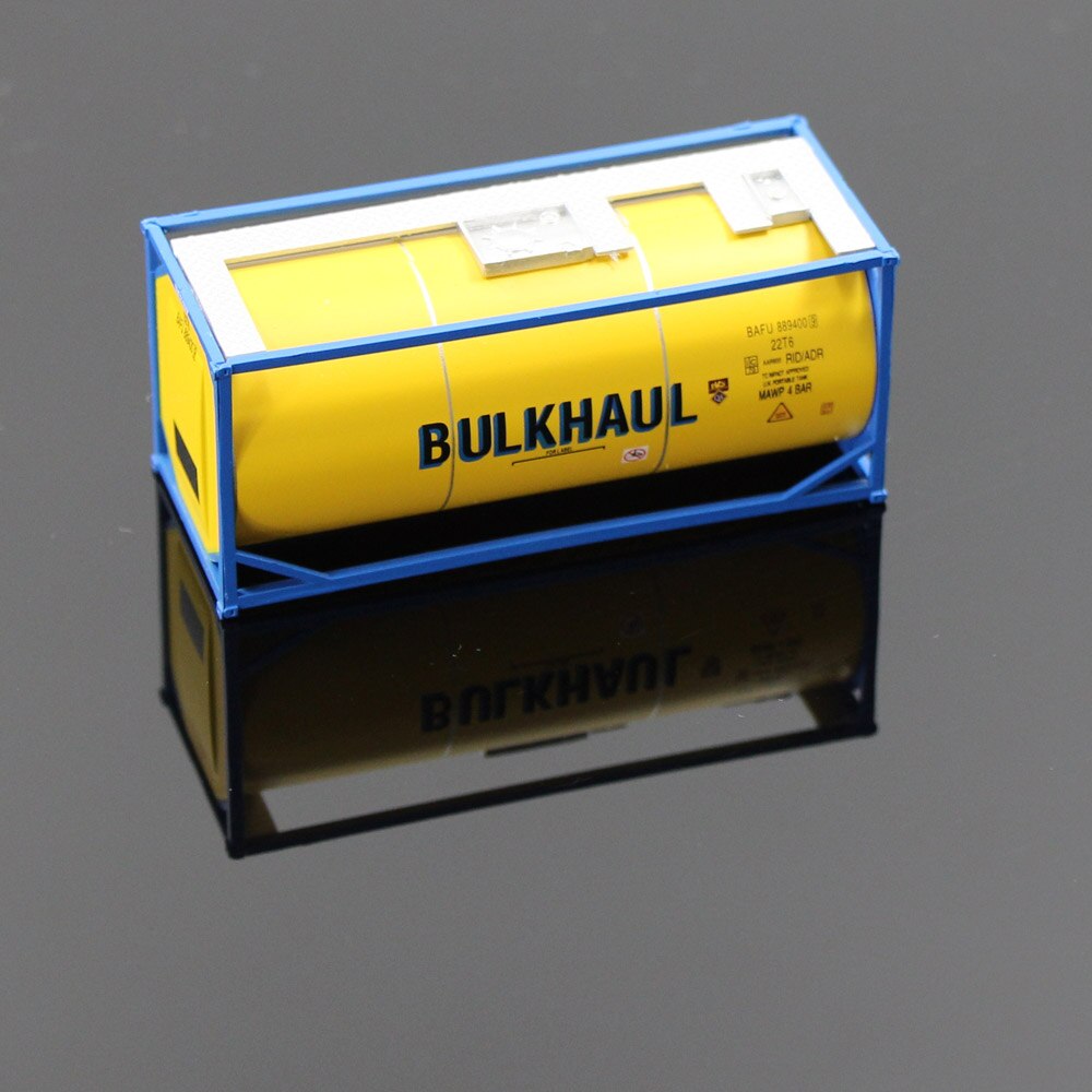 Evemodel 1pc HO Scale 20ft Oil Tank Car 1:87 Container Freight Cars Model Trains C8723