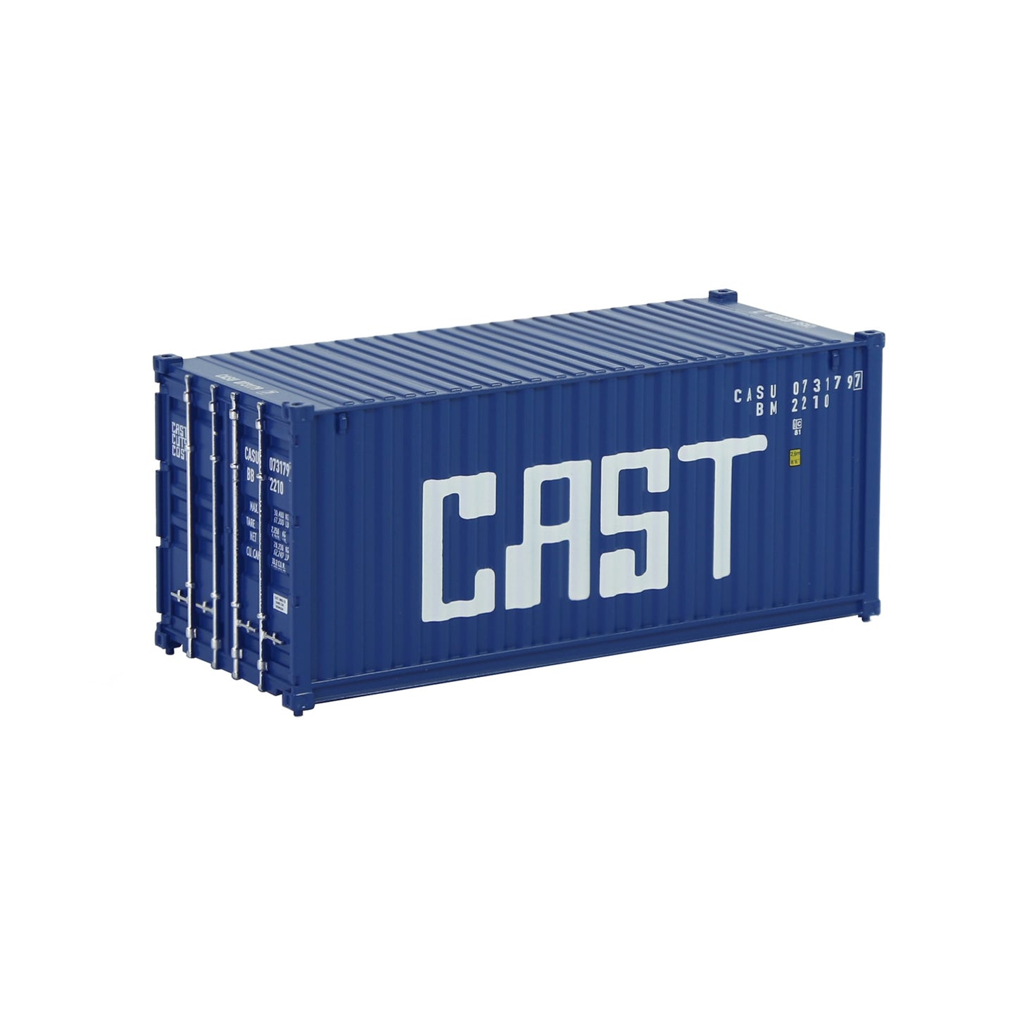 Evemodel 1pc HO Scale 1:87 20ft Shipping Container Model Railway Cargo Box 20' Container C8726