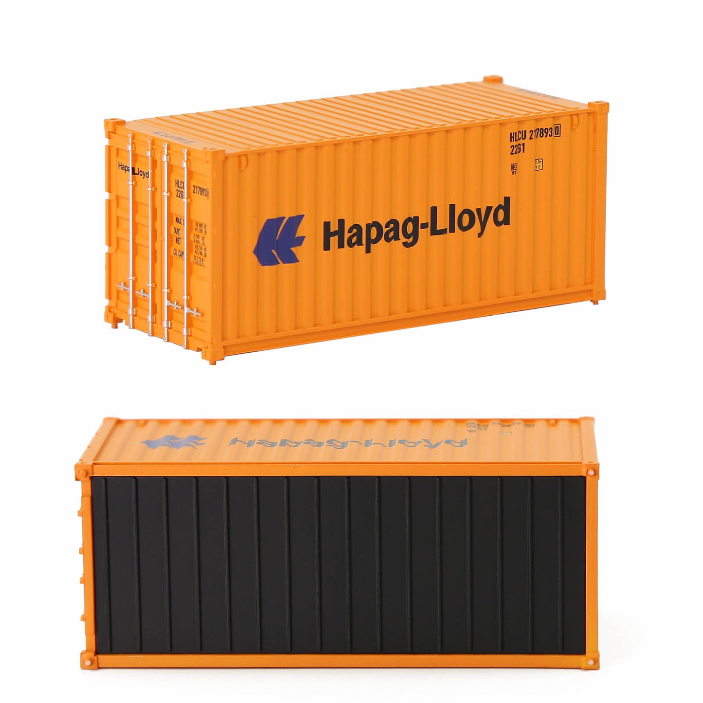 Evemodel 1pc HO Scale 1:87 20ft Shipping Container Model Railway Cargo Box 20' Container C8726