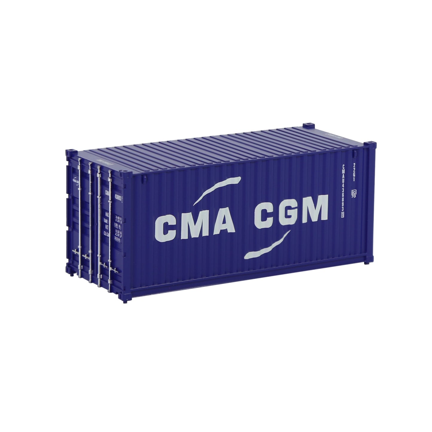 Evemodel 1pc HO Scale 1:87 20ft Shipping Container Model Railway Cargo Box 20' Container C8726